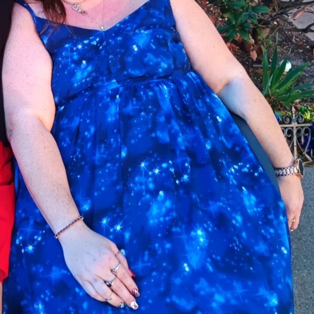 Torrid Galaxy Maxi Dress Sz 4
